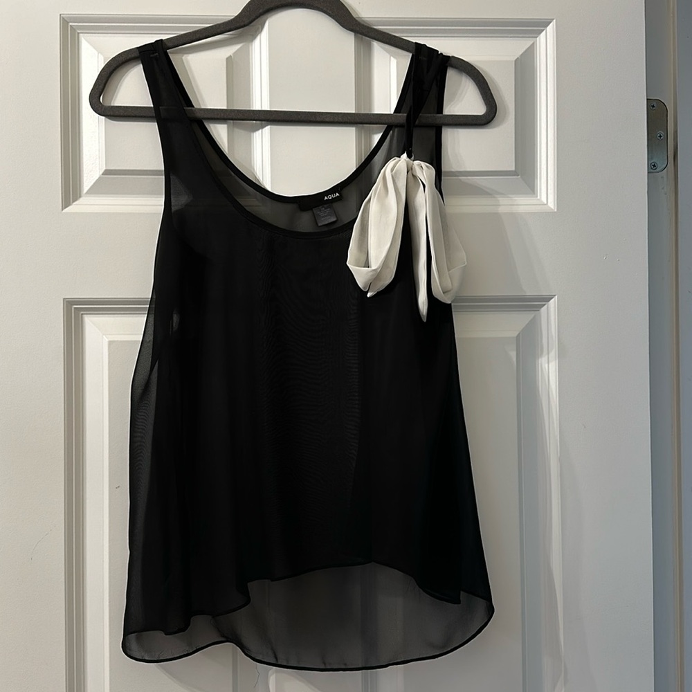 Aqua Sheer Tank Top